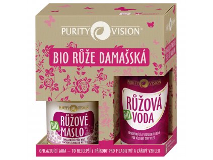 Omlazující sada s růži damašskou 220ml