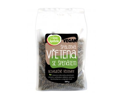 Vřetena špaldová celozrnná se špenátem 300g