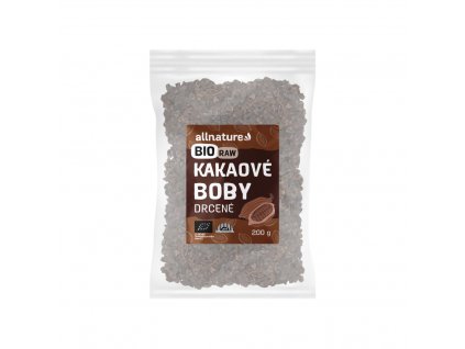 Bio Kakaové boby drcené RAW 200g