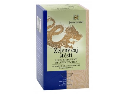 Sonnentor Bio Zelený čaj - štěstí dárkový porcovaný 19,8g