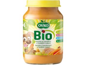 Bio Dětská výživa s bramborem a hovězím masem OVKO 190g