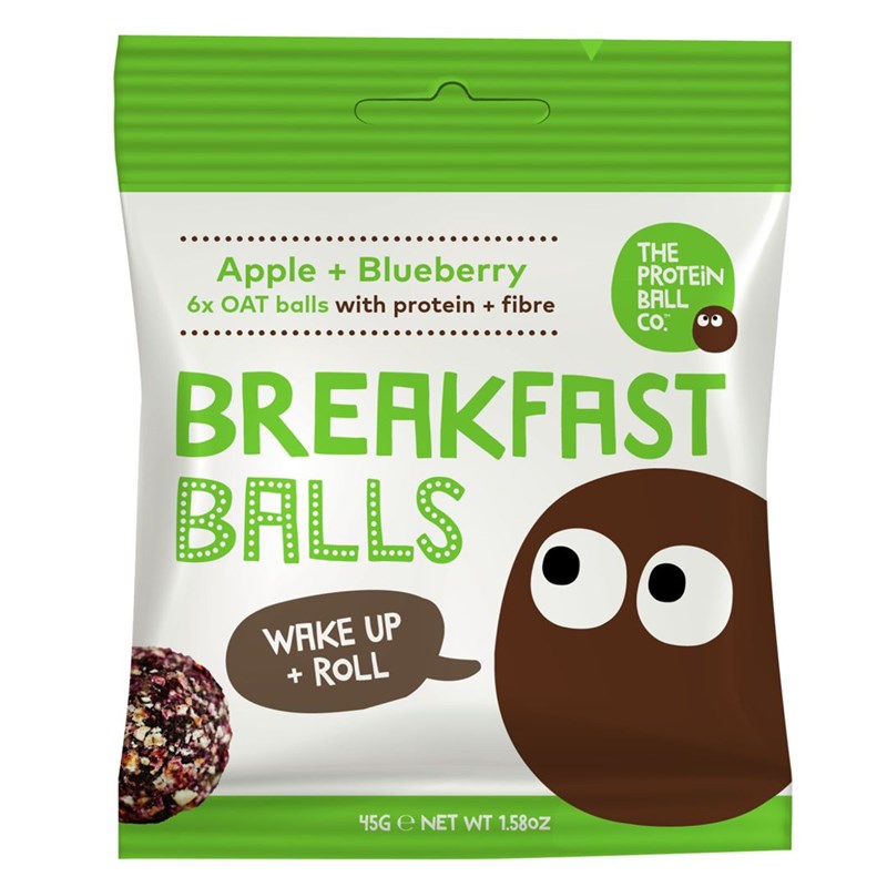 Breakfast Protein Balls 45g (Snídaňové kuličky) apple + blueberry