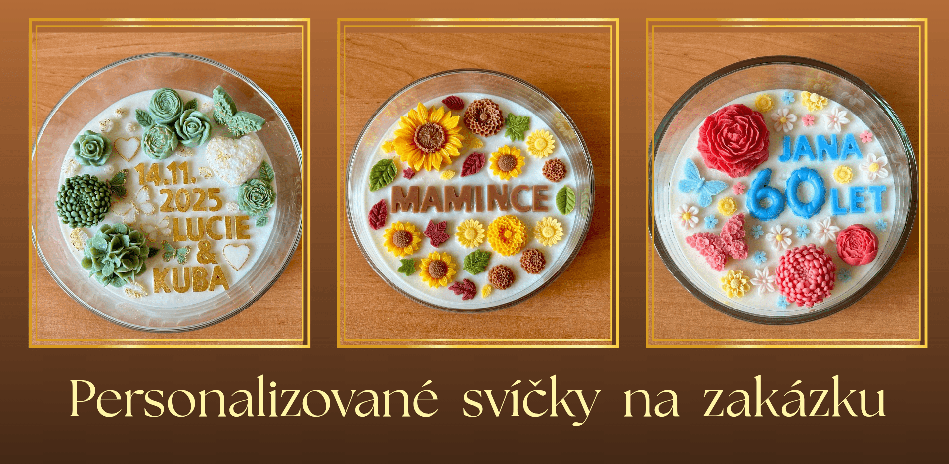 Personalizované svíčky