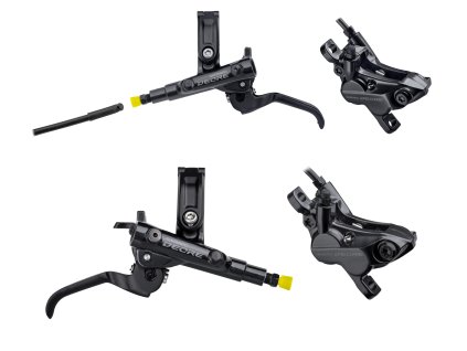 Brzdy kotoučové 4 píst sada Shimano Deore M6120 - přední a zadní