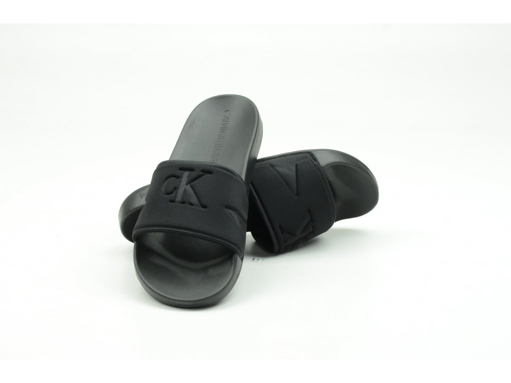 Pánské pantofle Calvin Klein-YM0YM00661 BDS black | NETBOL.CZ