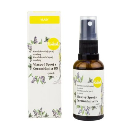 Vlasový sprej s Ceramidy a B5 30ml Kvitok