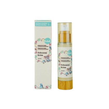 Dětský ochranný krém - Celotělový prebiotický krém s ovesným proteinem 50ml Kvitok