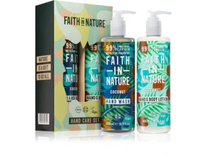 faith in nature hand care gift set darkova sada na ruce