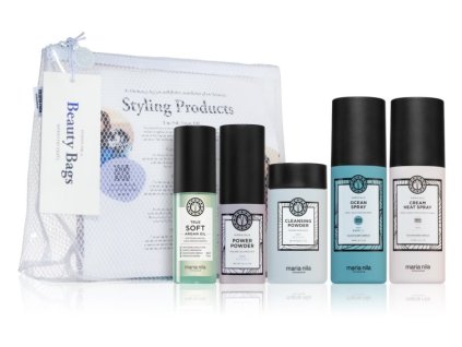 maria nila style finish beauty bag darkova sada na vlasy