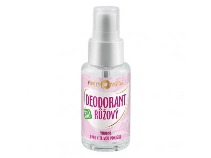 F0D3DE80 43F2 449D 9E19 5713B7B74EF5 purity vision bio ruzovy deodorant 50ml z1