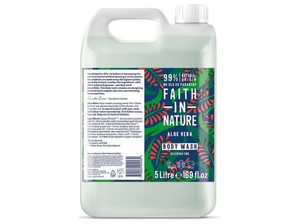 kanystr faith in nature prirodni sprchovy gel pena bio aloe vera a ylang ylang