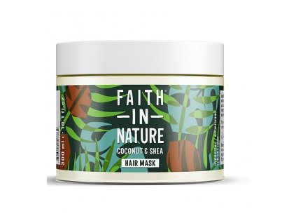 faith in nature vlasova maska kokos a bambucke maslo 300ml 1812