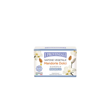 Rostlinné mýdlo se sladkými mandlemi a vůní magnólie 100g I Provenzali