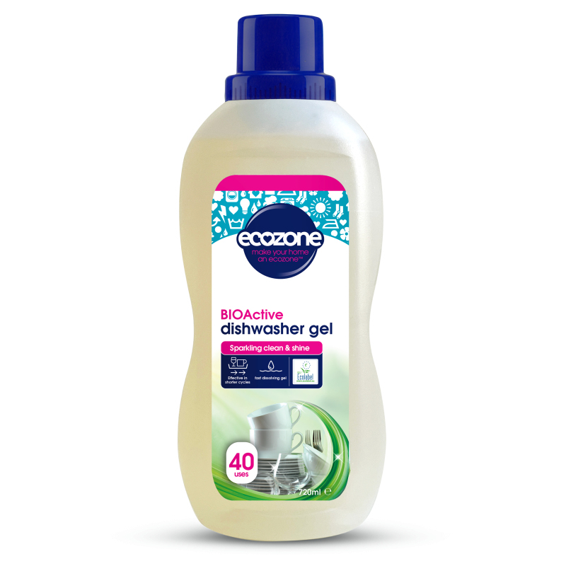 Levně Gel do myčky 40 dávek 720 ml Ecozone Plus BioActive