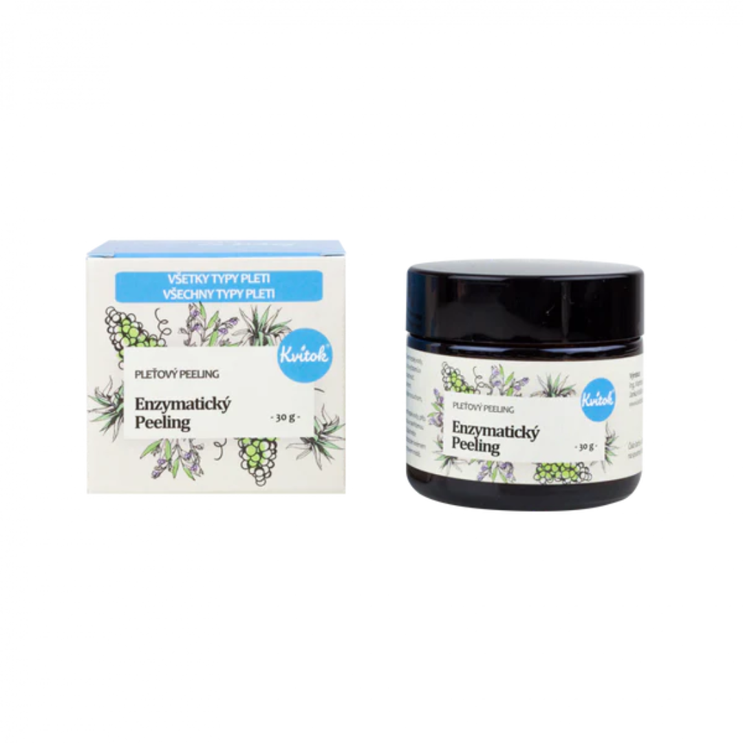 Pleťový enzymatický peeling pro všechny typy pleti 30 g Kvitok