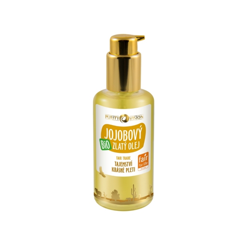 BIO Zlatý jojobový olej - fair trade 100ml Purity Vision