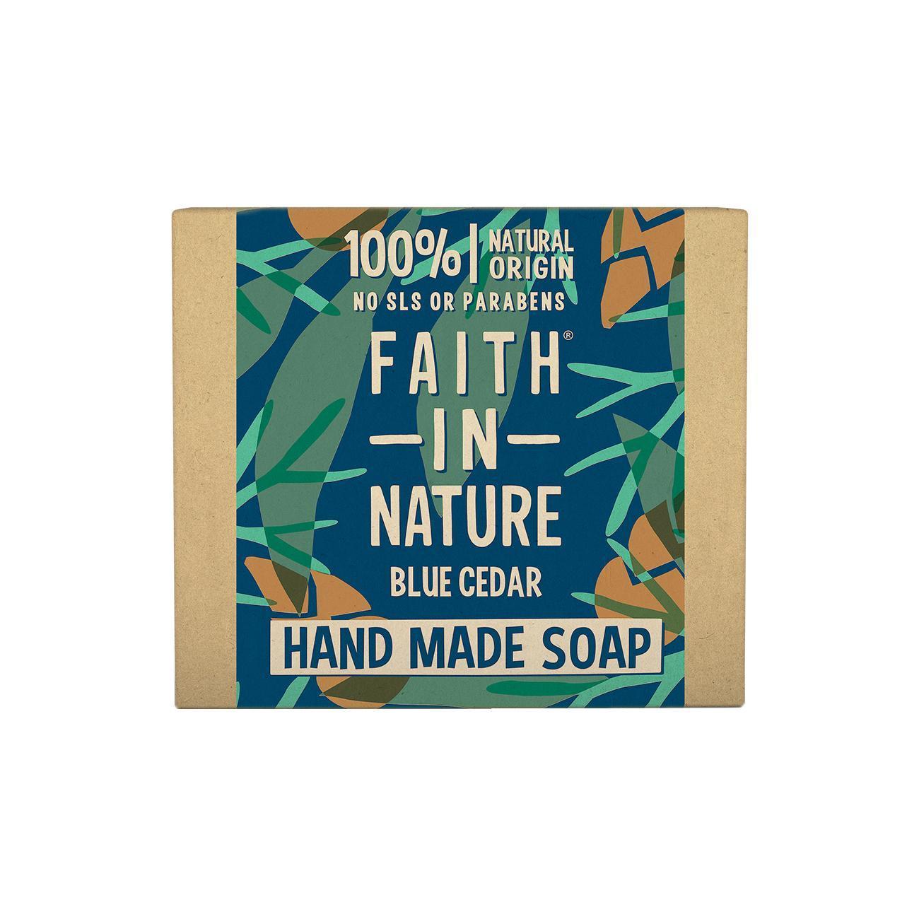 Levně Tuhé mýdlo Modrý cedr 100 g Faith in Nature