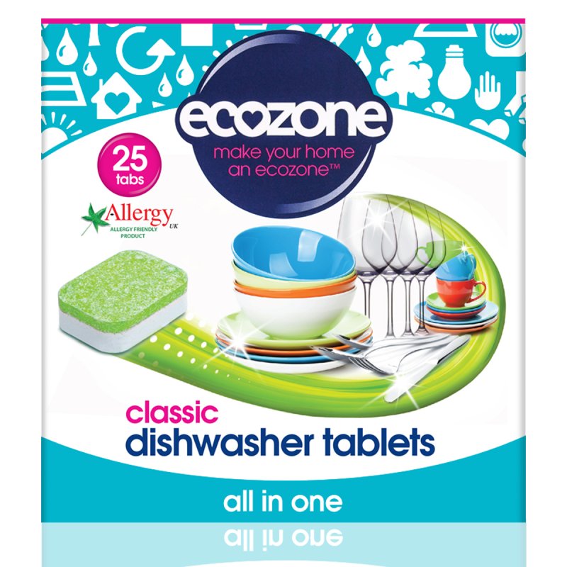Levně Tablety do myčky Classic - vše v jednom 25 ks Ecozone