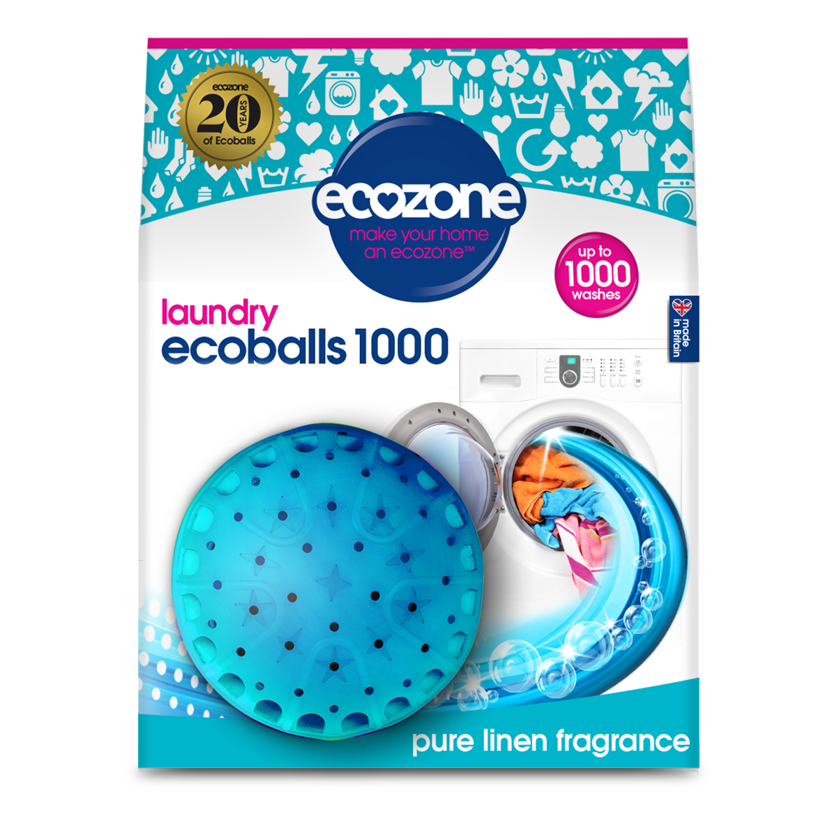 Ecoballs 1000 praní - Pure Ecozone