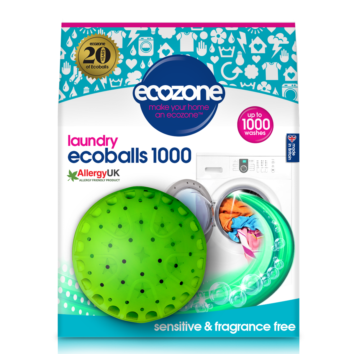 Levně Ecoballs 1 000 praní - Sensitive Ecozone