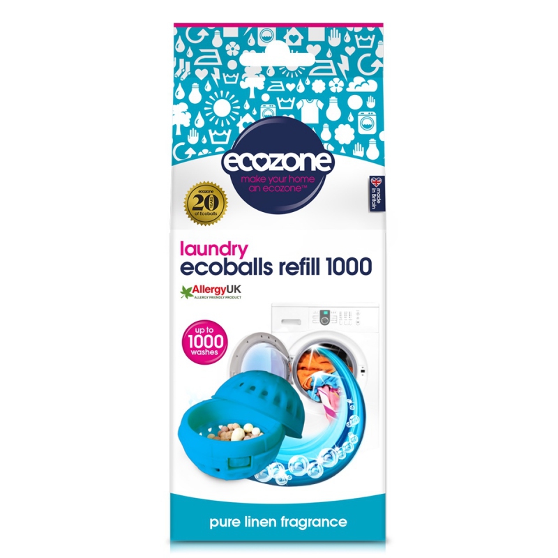 Ecoballs - Pure - náhradní náplň 1000 praní Ecozone