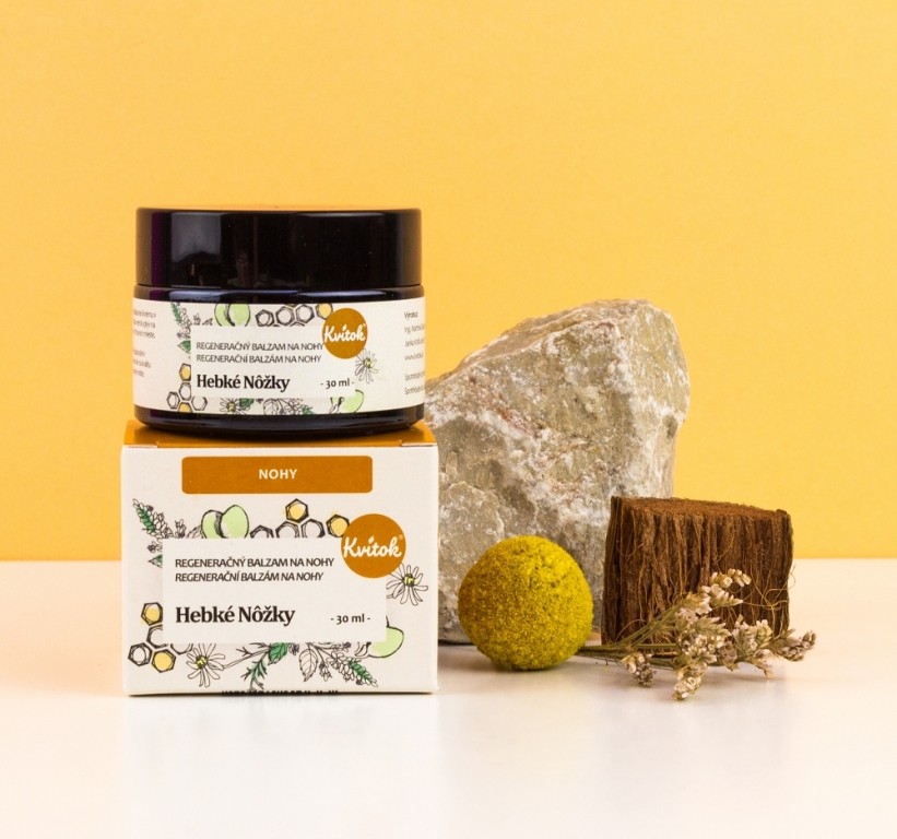 Regenerační balzám - Hebké Nožky 30 ml Kvitok