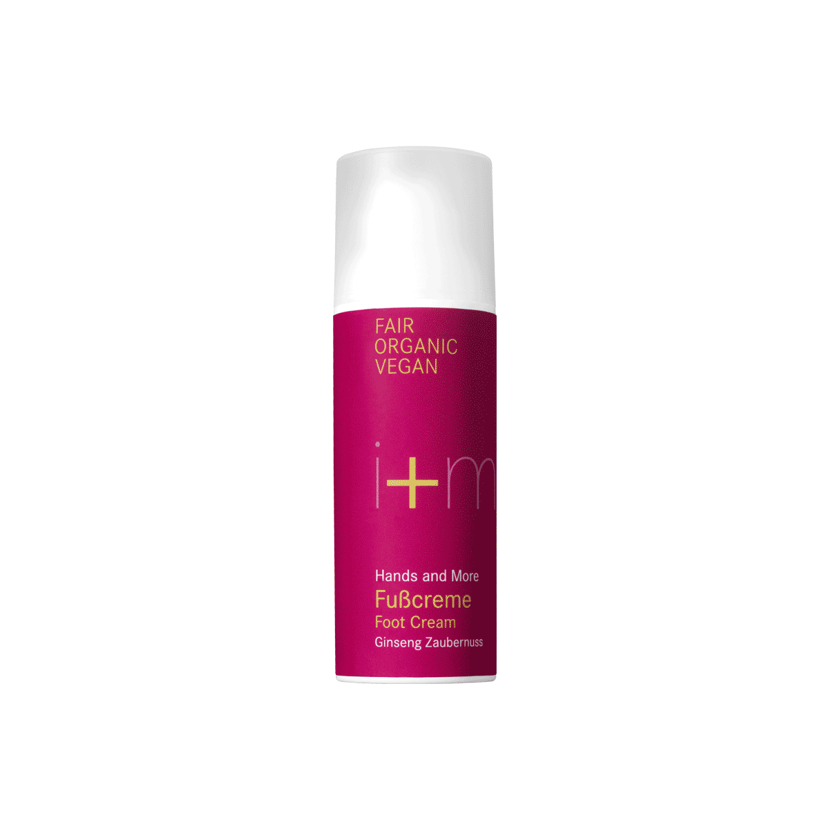 Levně Hands and More krém na nohy s ženšenem a vilínem 50 ml i+m Naturkosmetik
