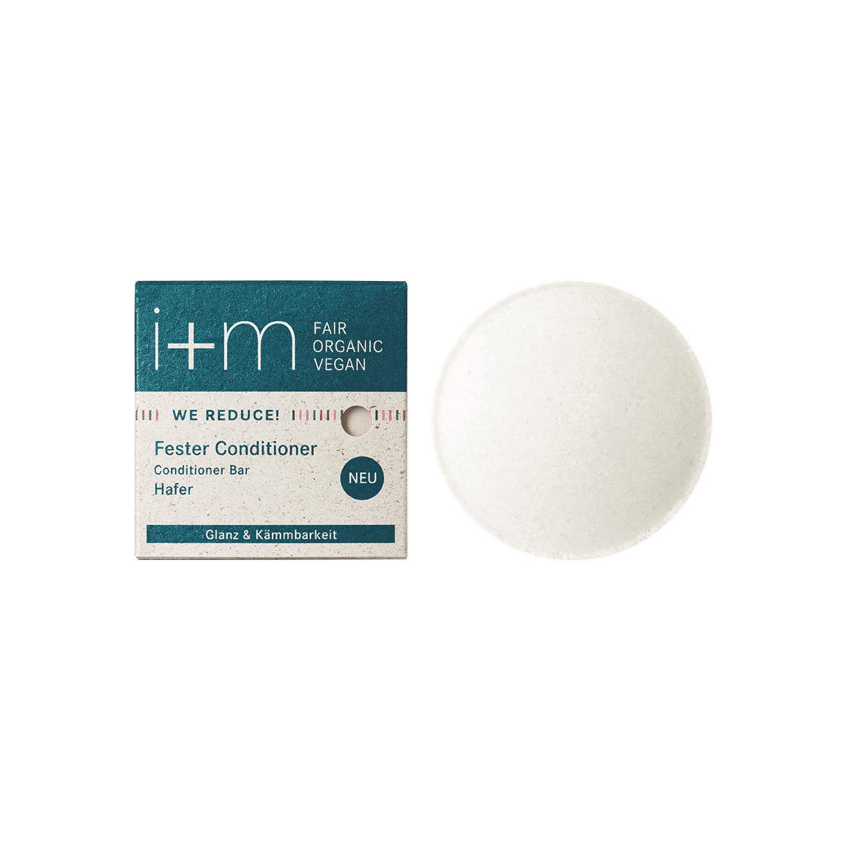 Levně Tuhý kondicionér oves 50 g i+m Naturkosmetik