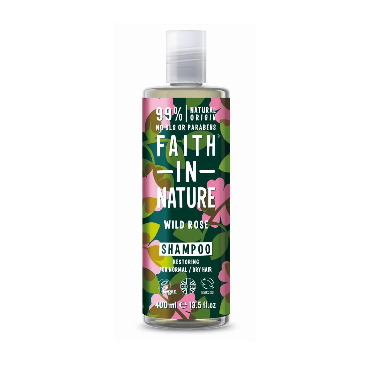 Levně Šampon Divoká růže 400 ml Faith in Nature
