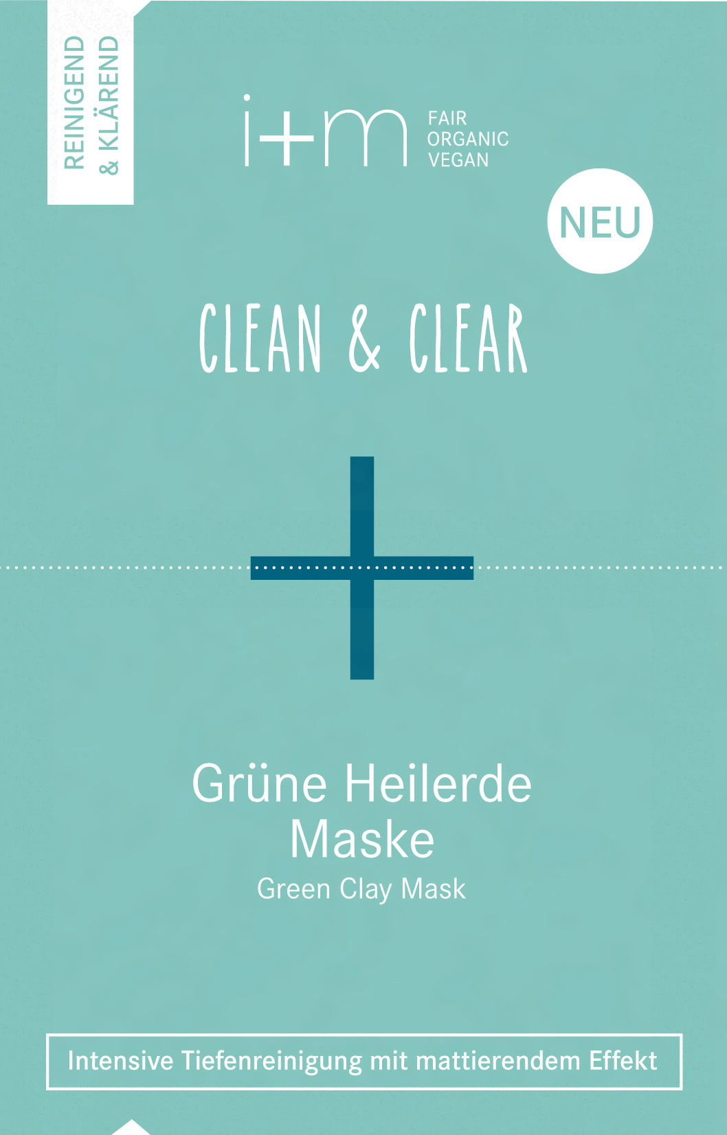 Clean & Clear maska se zeleným jílem i+m Naturkosmetik