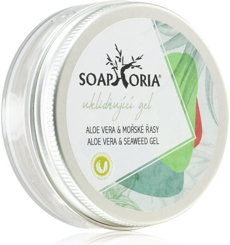 Levně Zklidňující gel s aloe vera a mořskými řasami 50 ml Soaphoria
