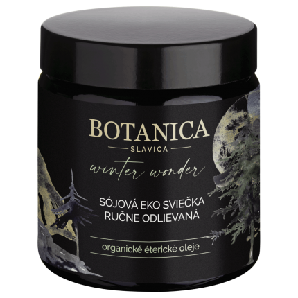 Sojová Eko svíčka Winter Wonder toulky lesem 120ml Botanica Slavica