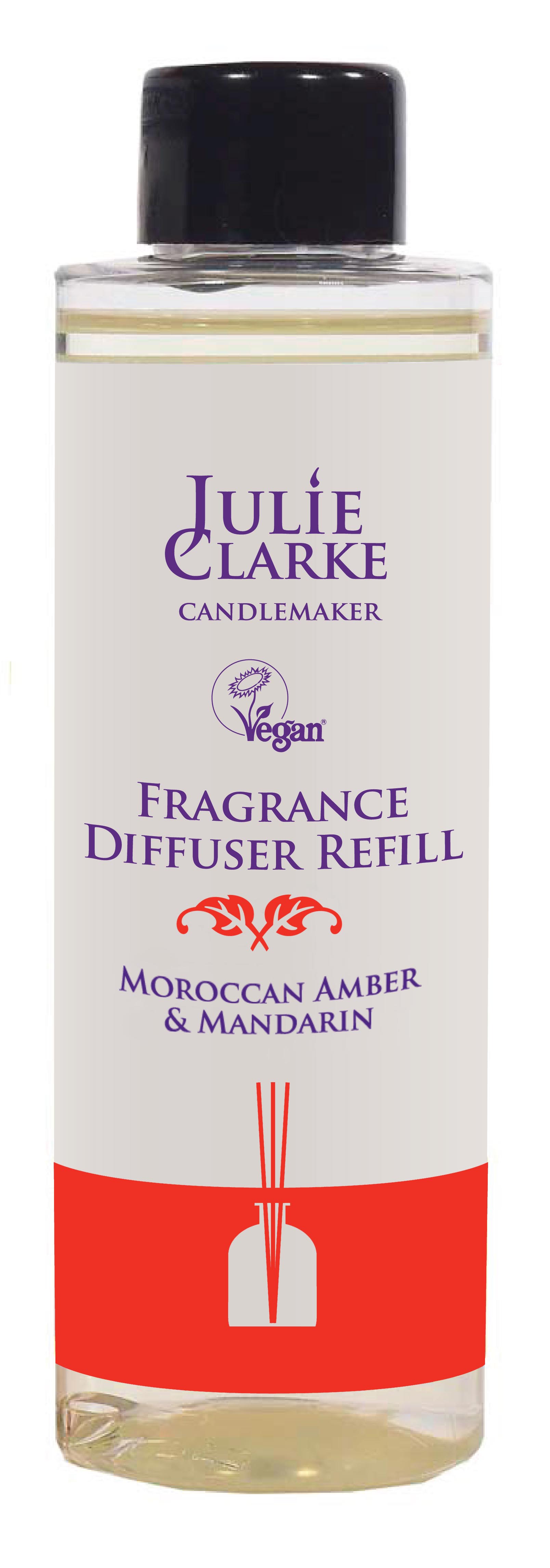 Levně Julie Clarke Candlemaker Náhradní náplně do difuzeru 150 ml Julie Clarke vůně: Marocký jantar a Mandarinka