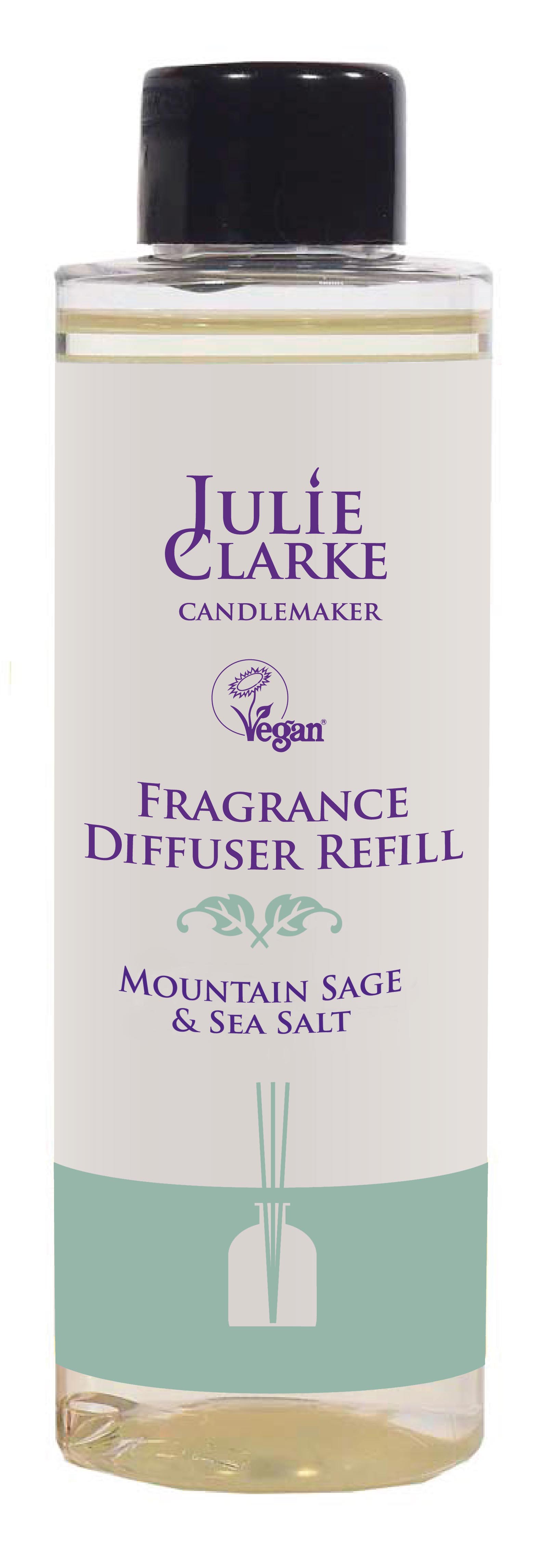 Levně Julie Clarke Candlemaker Náhradní náplně do difuzeru 150 ml Julie Clarke vůně: Šalvěj a Mořská sůl