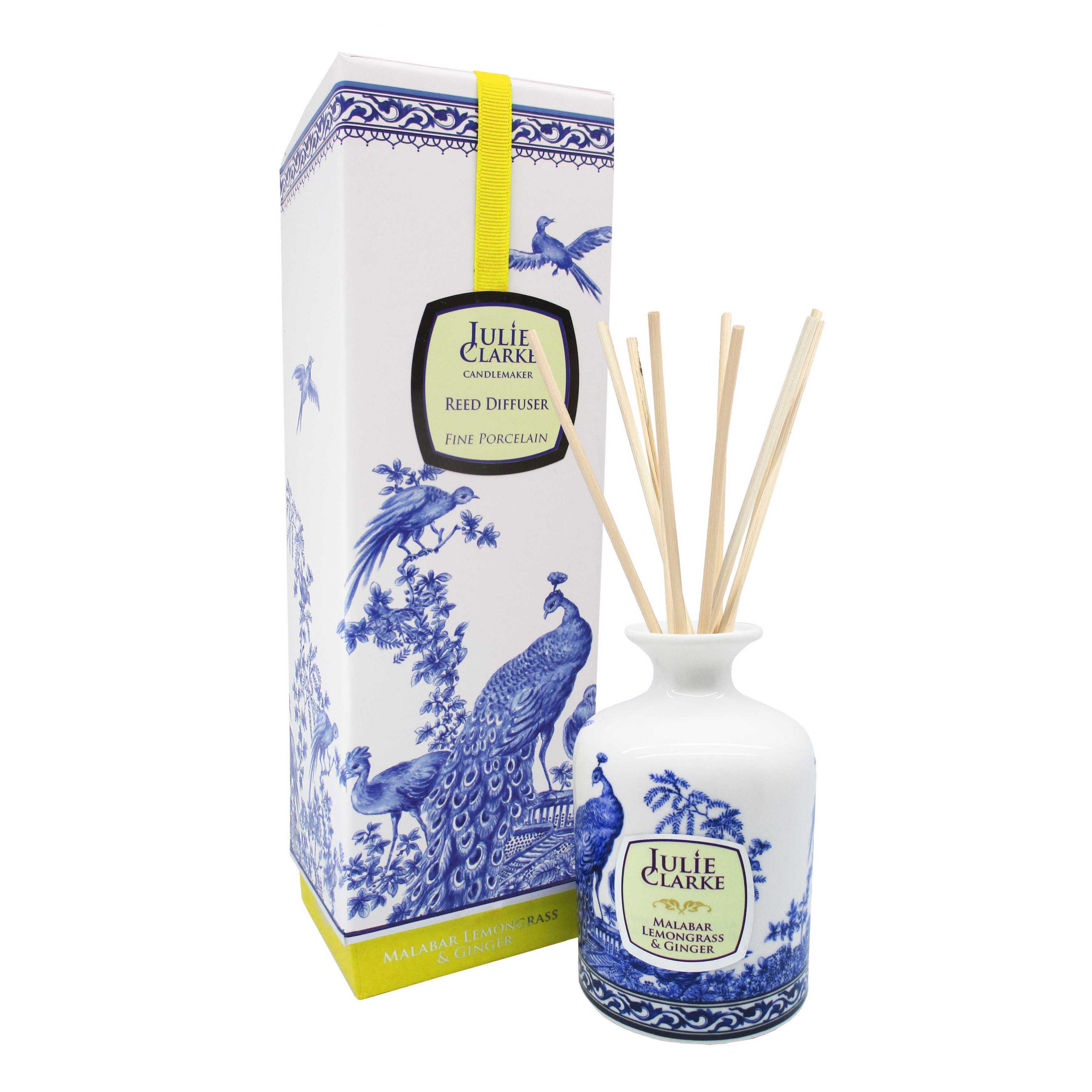 Julie Clarke Candlemaker Difuzer 150 ml Julie Clarke vůně: Malabarská citronová tráva a Zázvor