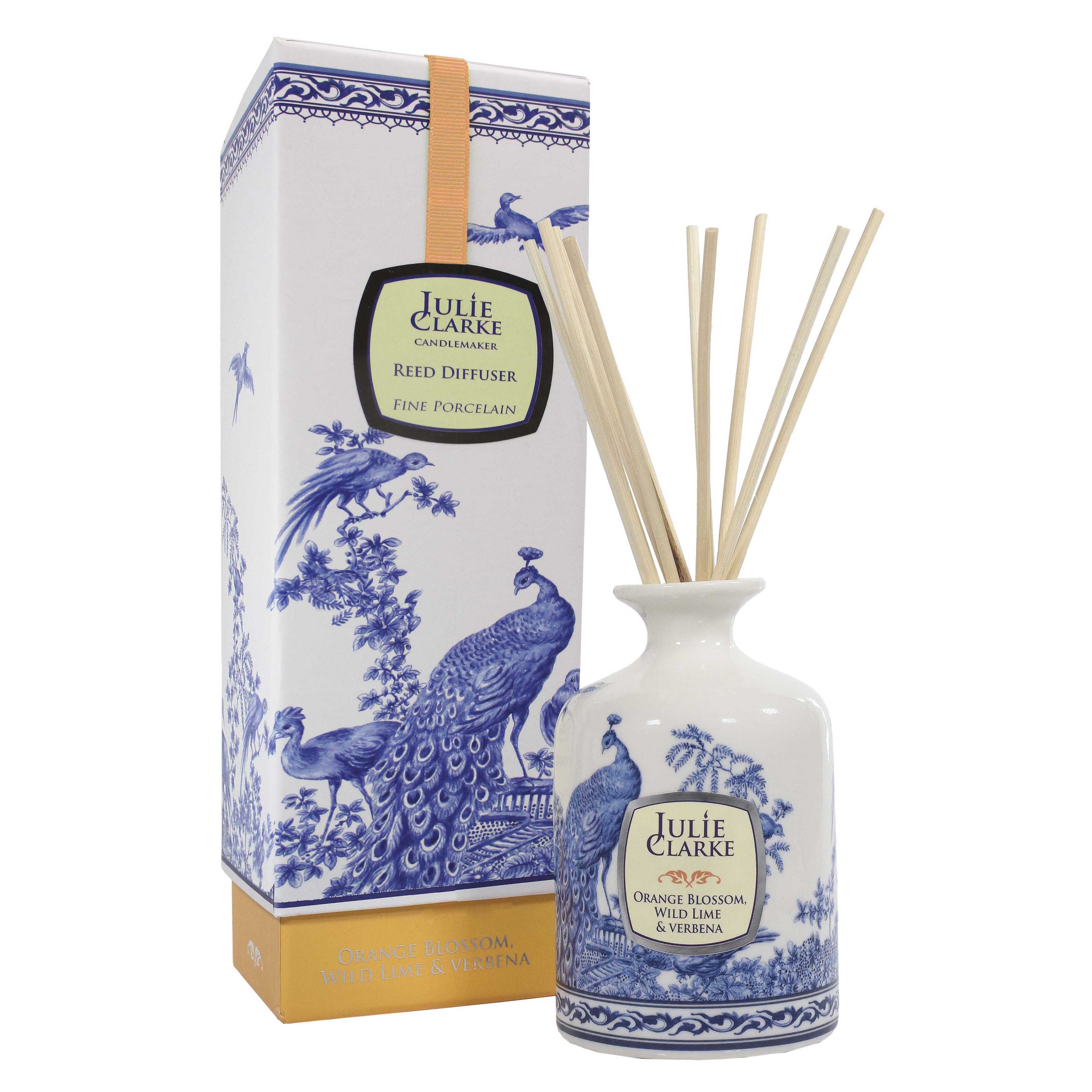 Julie Clarke Candlemaker Difuzer 150 ml Julie Clarke vůně: Pomerančový květ, Limetka a Verbena