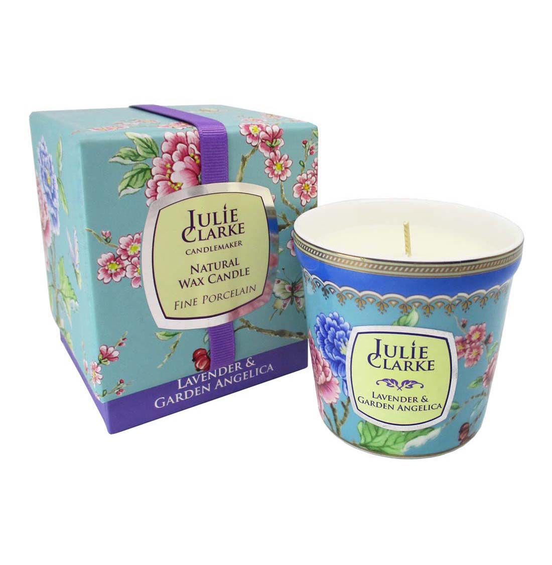 Julie Clarke Candlemaker Botanic 150 g Julie Clarke vůně: Levandule a Andělika zahradní