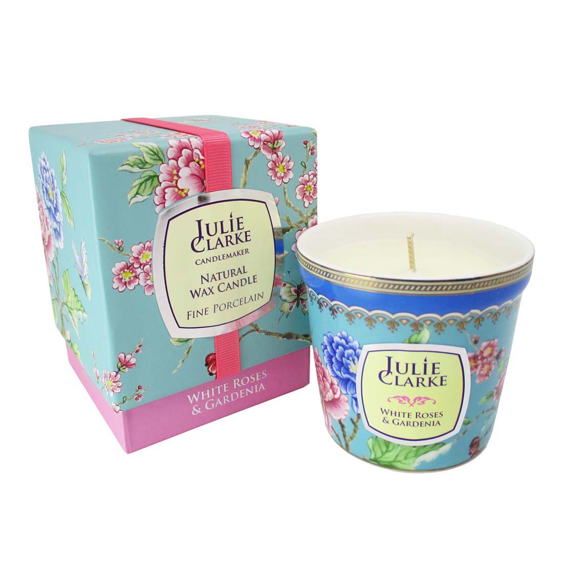 Julie Clarke Candlemaker Botanic 150 g Julie Clarke vůně: Bíla růže a Gardenia