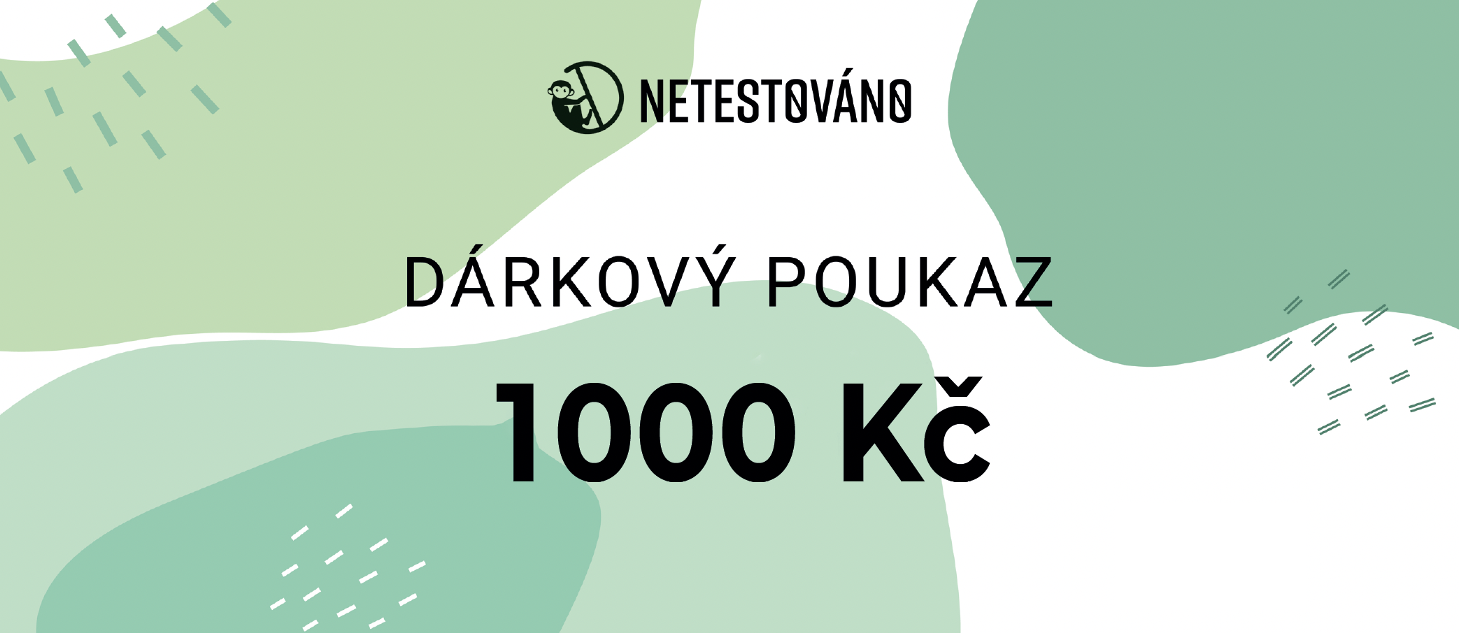 Dárkový poukaz - 1 000 Kč