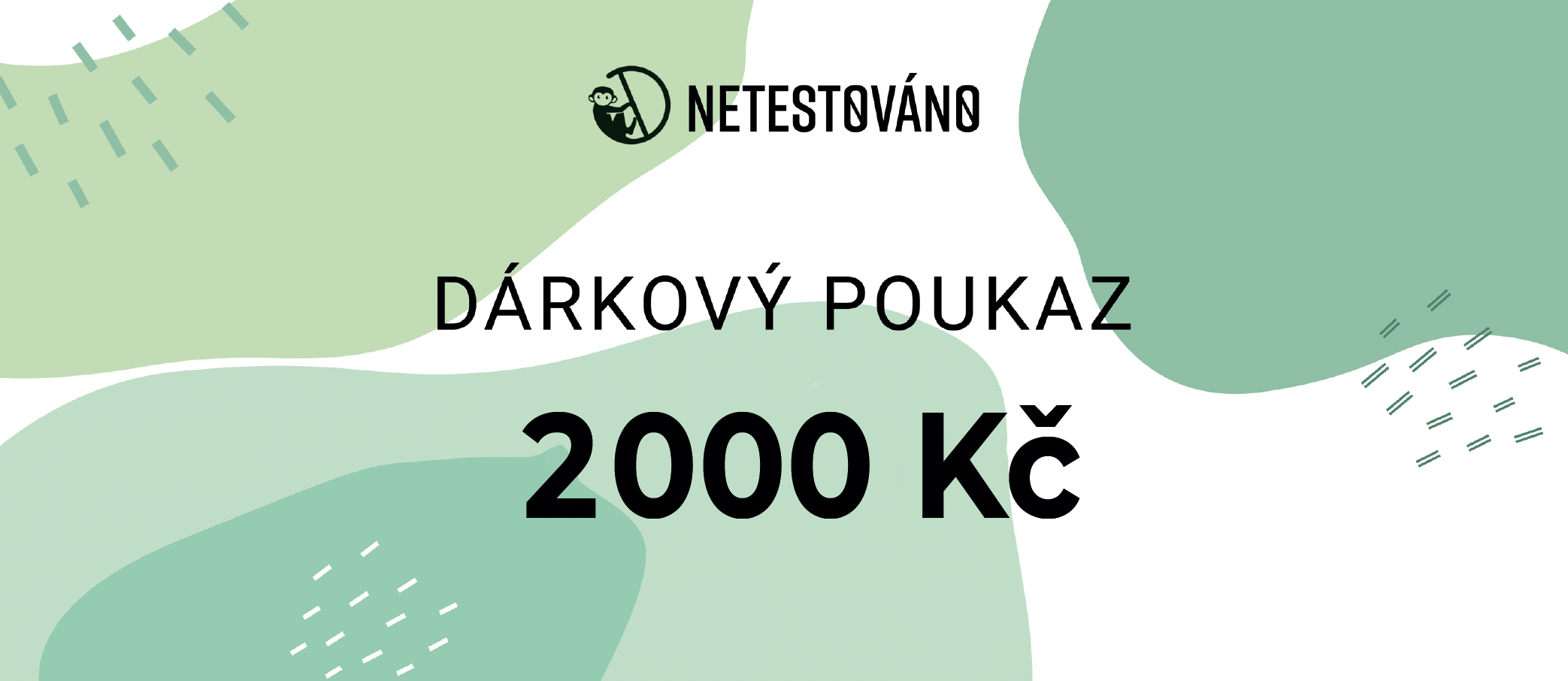 Dárkový poukaz - 2 000 Kč