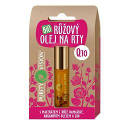 BIO Růžový olej na rty s Q10 10ml Purity Vision