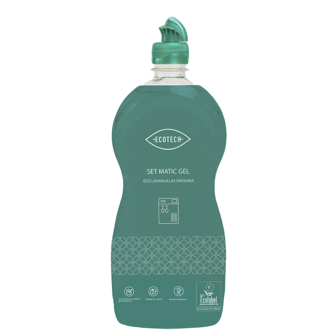 Levně Set Matic Gel Eco mycí prostředek na nádobí 750 ml Ecotech