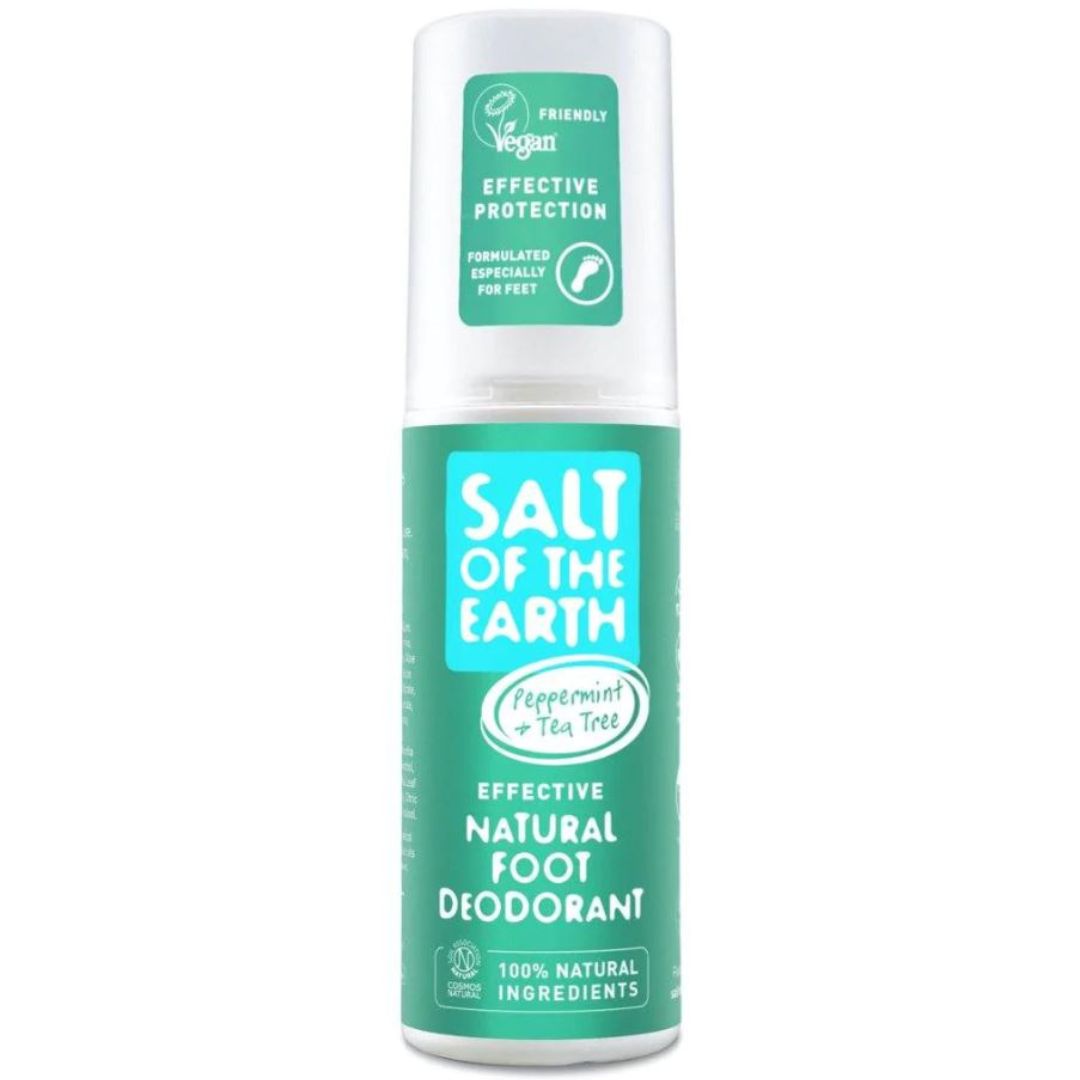 Foot Deo Spray PEPPERMINT + TEA TREE 100ml Salt of the Earth