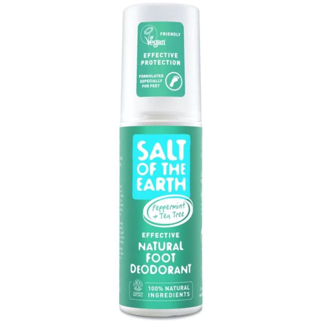 Levně Foot Deo Spray PEPPERMINT + TEA TREE 100 ml Salt of the Earth