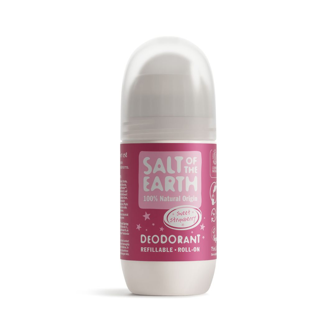 100% přírodní deo Roll-on SWEET STRAWBERRY 75ml Salt of the Earth