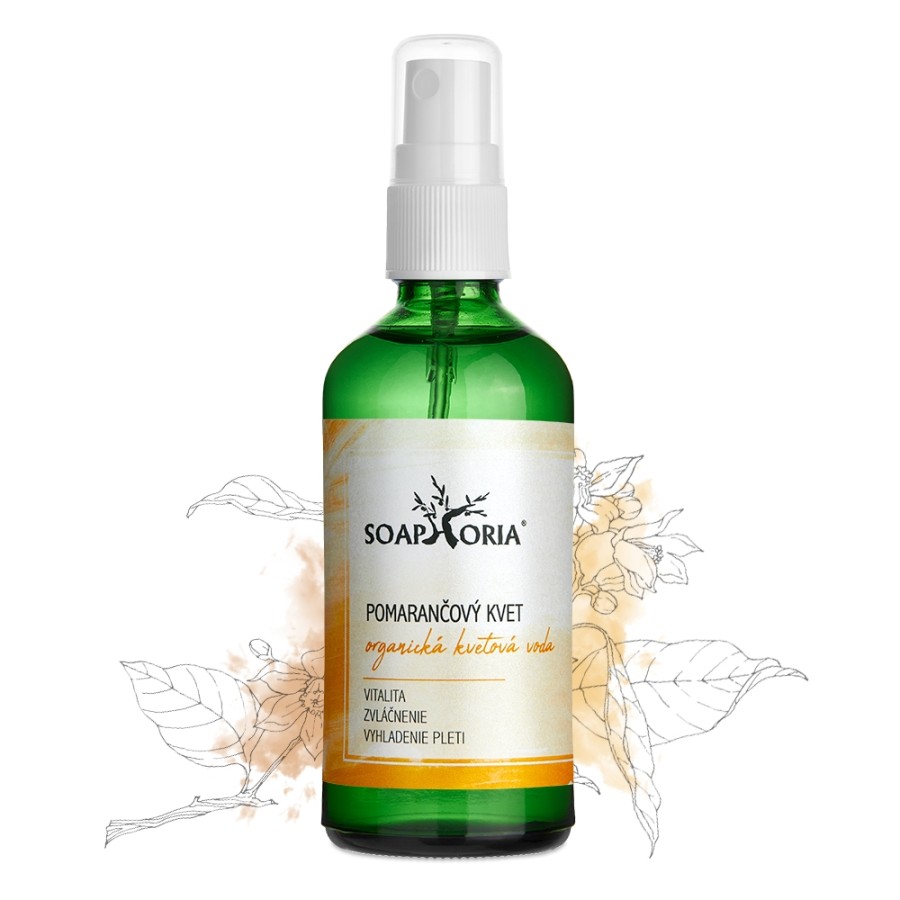 Levně Pomerančový květ - organická květinová voda - citlivá a suchá pleť 100 ml Soaphoria