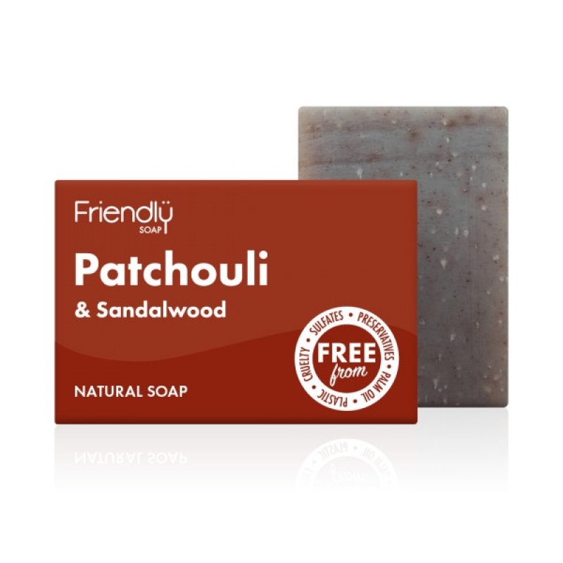 Přírodní mýdlo Pačuli a santalové dřevo 95g Friendly Soap