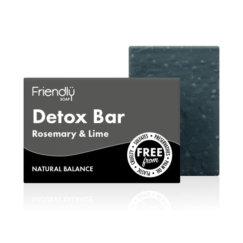 Přírodní detoxikační mýdlo Rozmarýn a limeta 95g Friendly Soap