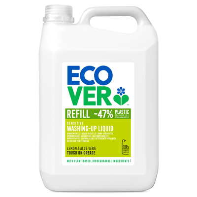 Na nádobí REFILL Citron a Aloe 5l Ecover