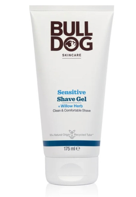Levně Sensitive gel na holení s vůní vrbové byliny 175 ml BULLDOG
